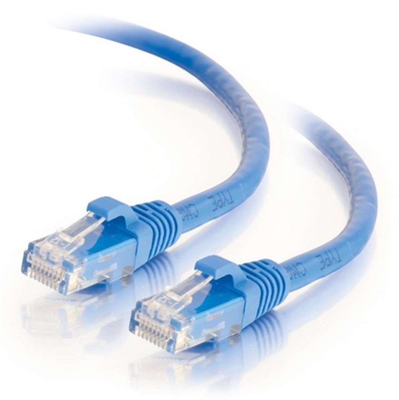 Legrand Ortronics 0-3m Blue Network Cable-Front View