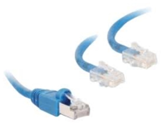 Legrand Ortronics 0-3m Blue Network Cable-Perspective View