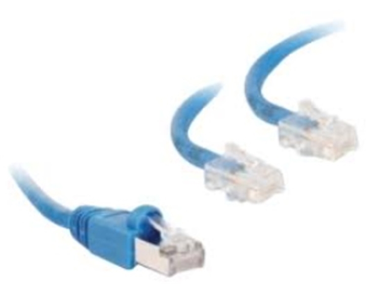 Legrand-Ortronics-2-1m-Blue-Cat6-Network-Cable Perspective-View