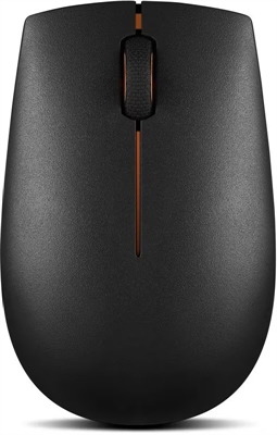 Lenovo 300 Mouse Inalámbrico Compacto Vista Parado