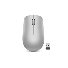 Lenovo 530 - Mouse, Wireless, USB, Optic 1200 dpi, Platinum Grey