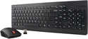Lenovo Essential 4x31n50731 - Combo de Teclado y Mouse Inalámbricos Español Negro - Vista Frontal