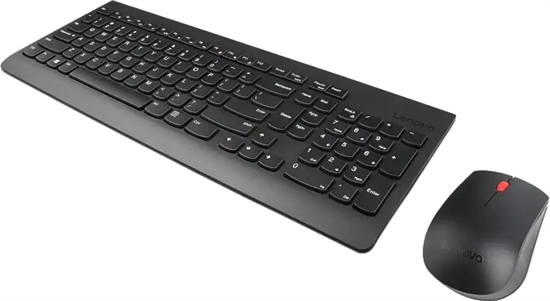 Lenovo Essential 4x31n50731 - Combo de Teclado y Mouse Inalámbricos Español Negro - Vista Lado