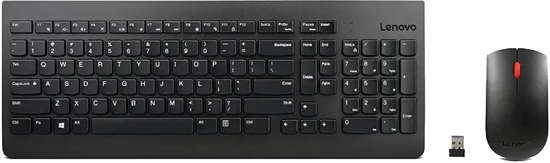 Lenovo Essential 4x31n50731 - Combo de Teclado y Mouse Inalámbricos Español Negro - Vista Desde Arriba