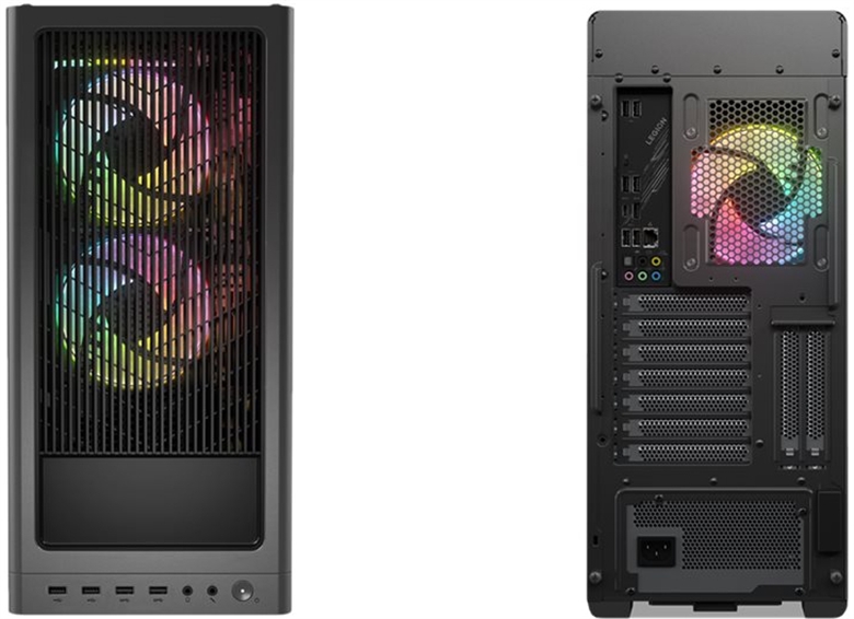 Lenovo Legion T7 34IRZ8 front and back view