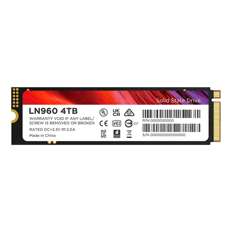 Lenovo LN960 - SSD M-2 4TB back view