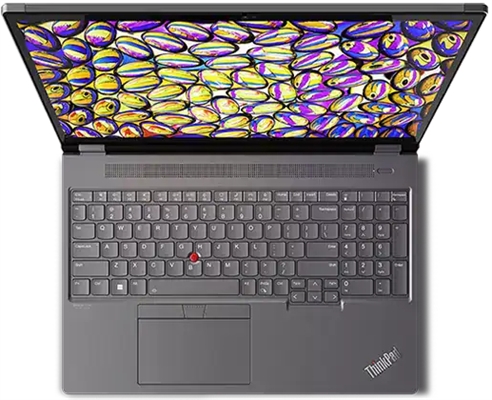Lenovo Think Pad P16 Gen 1 upper view