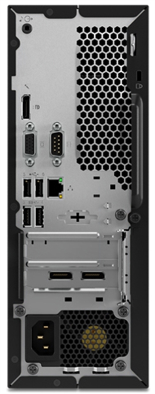 Lenovo ThinkCentre M720e SFF Intel Core i5-9400 8GB RAM HDD 1TB Back Side