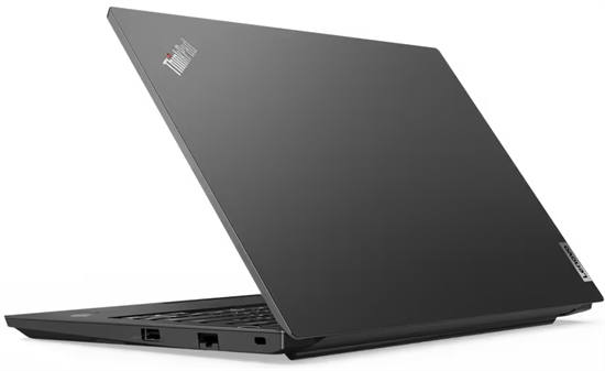 Lenovo ThinkPad E14 Gen 4 BLACK back and right view