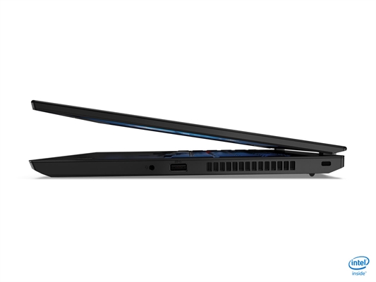Lenovo ThinkPad L15 Laptop Vista Lateral Semi-Abierta