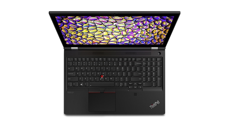 Lenovo ThinkPad T15g Gaming Laptop From the Top View