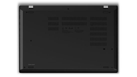 Lenovo ThinkPad T15p Gaming Laptop Back View