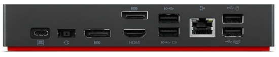 Lenovo ThinkPad Universal USB-C Docking Station - 40ay0135us - rear view