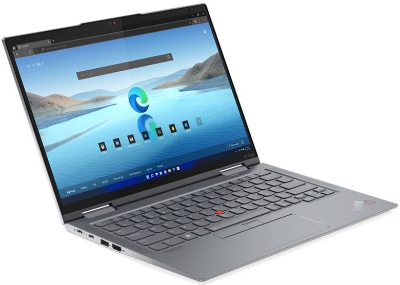 Lenovo ThinkPad X1 Yoga Gen 7 - Front Isometric Left View
