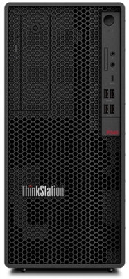 Lenovo ThinkStation P340 Tower Intel Core i9-10900 16GB RAM SSD 1TB Front View