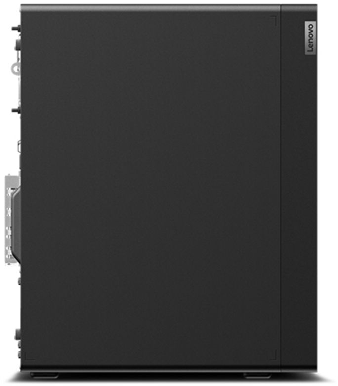 Lenovo ThinkStation P340 Tower Intel Core i5-10500 16GB RAM SSD 512GB Left Side