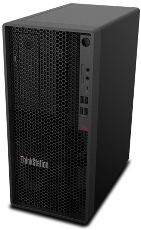 Lenovo ThinkStation P350 - Tower isometric right side up