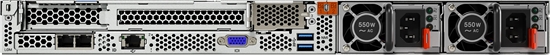Lenovo ThinkSystem SR630 Back View