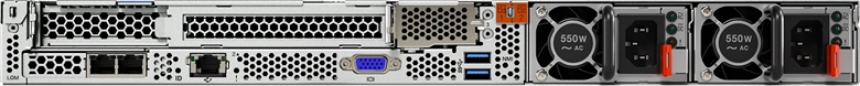 Lenovo ThinkSystem SR630 Back View