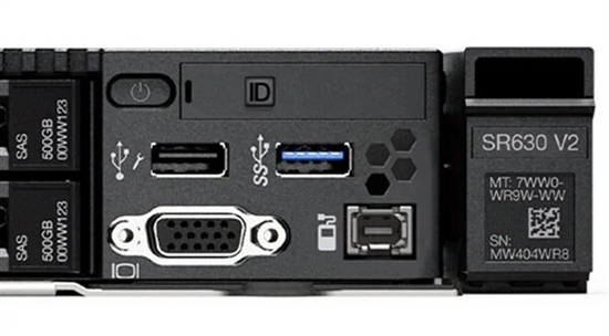 Lenovo ThinkSystem SR630 V2 - Servers ports view