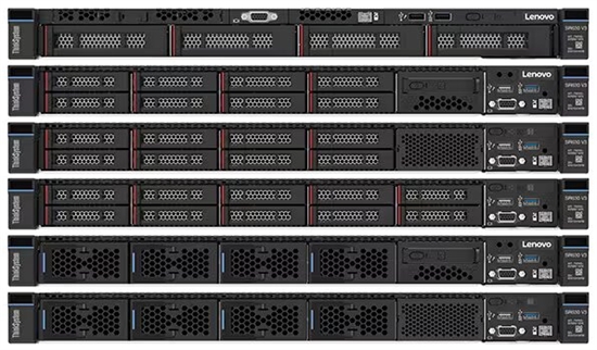 Lenovo ThinkSystem SR630 V3 example view