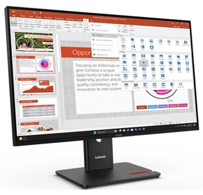 Lenovo ThinkVision T27-40 Monitor - 64A5MAR6LA - right-side view