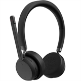 Lenovo Wireless Stereo Headset - Estéreo, inalámbrico, Bluetooth 5.3, 20 Hz-20 kHz, negro.
