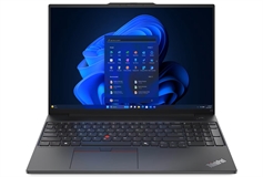 Lenovo ThinkPad E16 Gen 2 - Laptop, 16", Intel Core Ultra 7 155U, 4.8GHz, 16GB RAM, 512GB SSD, Negro, Teclado en Español, Windows 11 Pro