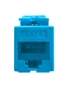 Leviton-Cat-6-UTP-Keystone-Jack-Blue Back View