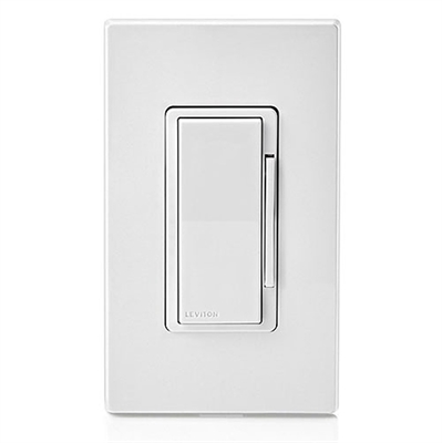 leviton-d26hd-atenuador-inteligente-wifi-segunda-generacion-blanco-vista frontal