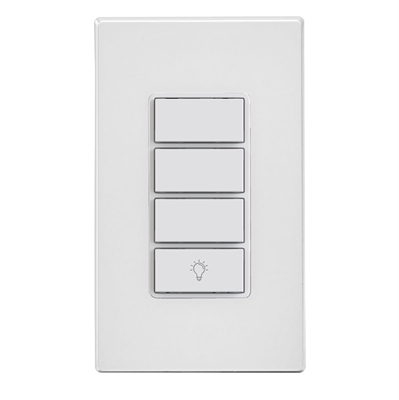leviton-d2scs-controlador-escenas-inteligente-wifi-segunda-generacion-blanco-vista frontal
