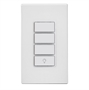 leviton-d2scs-controlador-escenas-inteligente-wifi-segunda-generacion-blanco-vista frontal
