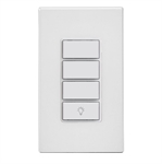 Leviton  - Interruptor Controlador de Escenas Wi-Fi Decora Smart de 2da Gen, 3 Botones Programables, Carga Eléctrica de 15 A, Requiere Cable Neutro