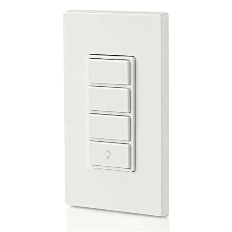leviton-d2scs-controlador-escenas-inteligente-wifi-segunda-generacion-blanco-vista lateral