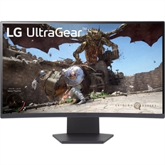 LG UltraGear 27GS60QC-B - Monitor Gaming, 27", QHD 2560 x 1440, VA, 16:9, Tiempo de Refresco 180Hz, HDMI, DisplayPort, Negro