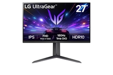 LG UltraGear 27GS65F-B - Monitor Gaming, 27", FHD 1920 x 1080, IPS, 16:9, Tiempo de Refresco 180Hz, HDMI, DisplayPort, Negro