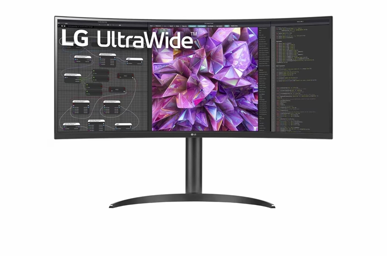 LG UltraWide 34WQ75C-B - Monitor front view