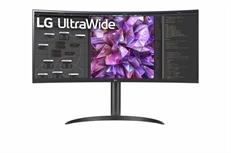 LG UltraWide 34WQ75C-B - Monitor, Curvo 3800R, 34", QHD 3440 x 1440, IPS, 21:9, Tiempo de Refresco 60Hz, HDMI, DisplayPort, Negro