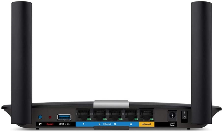 Linksys 6350 back view