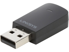 Linksys AC600 Max-Stream - Adaptador USB Inalámbrico, USB 2.0, Wi-Fi, Hasta 433Mbps