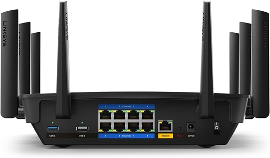 Linksys EA9500 back view