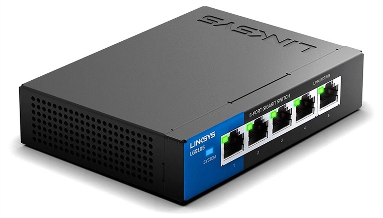 Linksys LGS105 Switch Gigabit Ethernet de 5 Puertos No Administrado