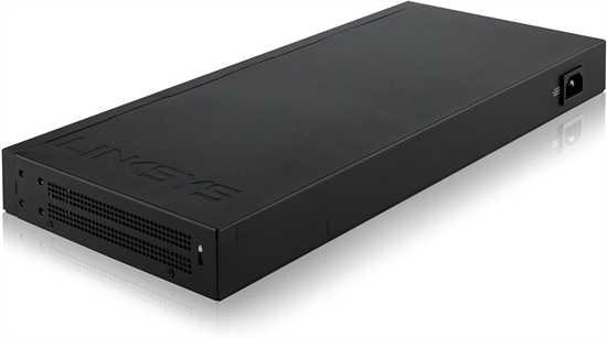 Linksys LGS318P Gigabit Ethernet PoE Switch 16 Ports Back Side