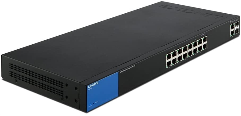 Linksys Smart LGS318 Switch Isometric View