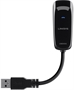 Linksys USB3GIG USB Network Adapter Top View