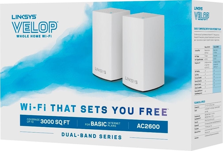 Linksys Velop AC2600 Package