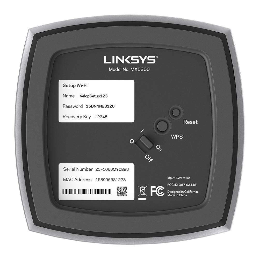 hasta 3.6 Gbps Linksys Velop AC3600 paquete de 1 nodo  hasta 350m² Sistema WiFi Intelligent Mesh para todo el hogar doble banda 