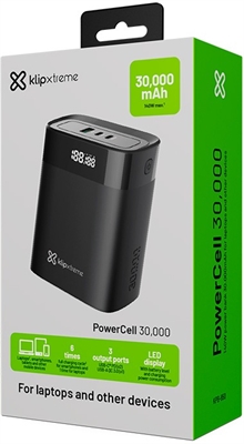 lip Xtreme Power bank 24 pin USB-C 2 4 pin USB Type A 3 24 pin USB-C Lithium polymer For Universal 140W 30 000mAh Box View 4