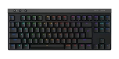 Logitech G515 LIGHTSPEED TKL - Teclado Gaming, Mecánico, Switch Táctil GL, Inalámbrico, Bluetooth, USB, RGB, Español, Negro