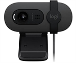 Logitech BRIO 100 - Webcam, 1080p Resolution, 2MP, USB 2.0, Black